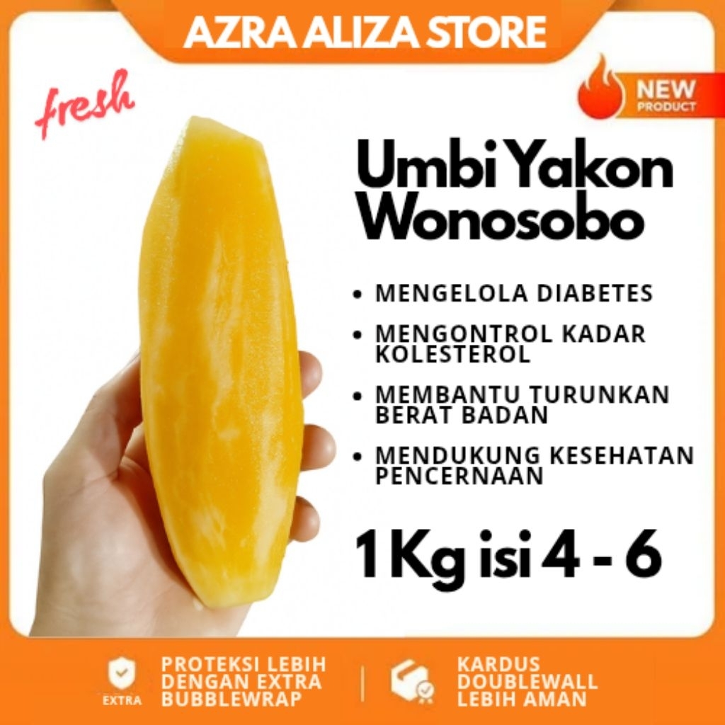 

Ubi Yakon Wonosobo 1 Kg isi 4 - 6 Buah Fresh