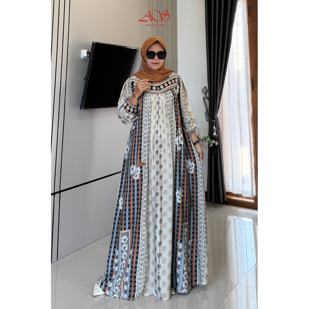 GAMIS AZWA DAILY REMPEL DADA BUNGA PART OF SAULINSTORE (READY)