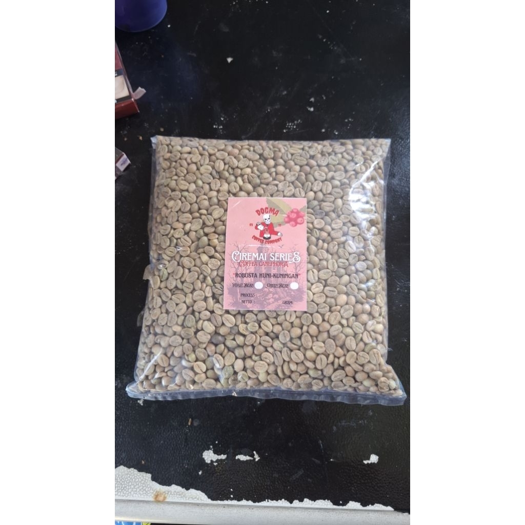 

Biji Kopi Mentah Green Bean dan Roast Bean Robusta Natural Process Grade A – Premium Asli Kuningan