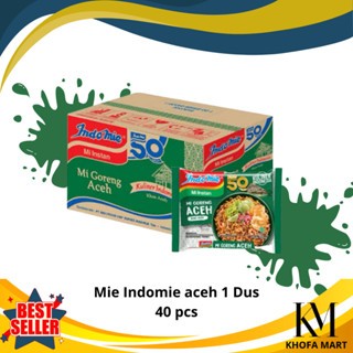 

INDOMIE Goreng Aceh | 1 Karton / Kardus Isi 40 Pcs | Khofa shop
