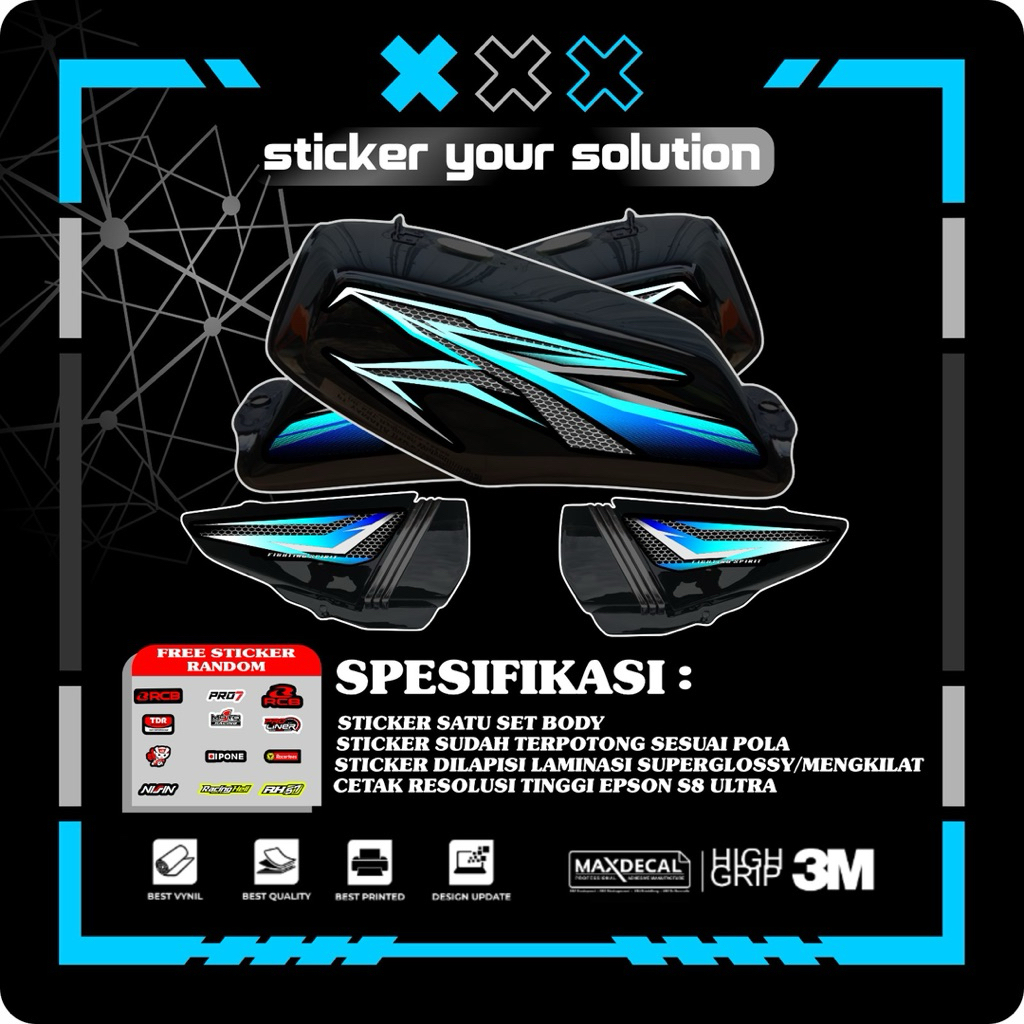 striping rx king 2005 variasi