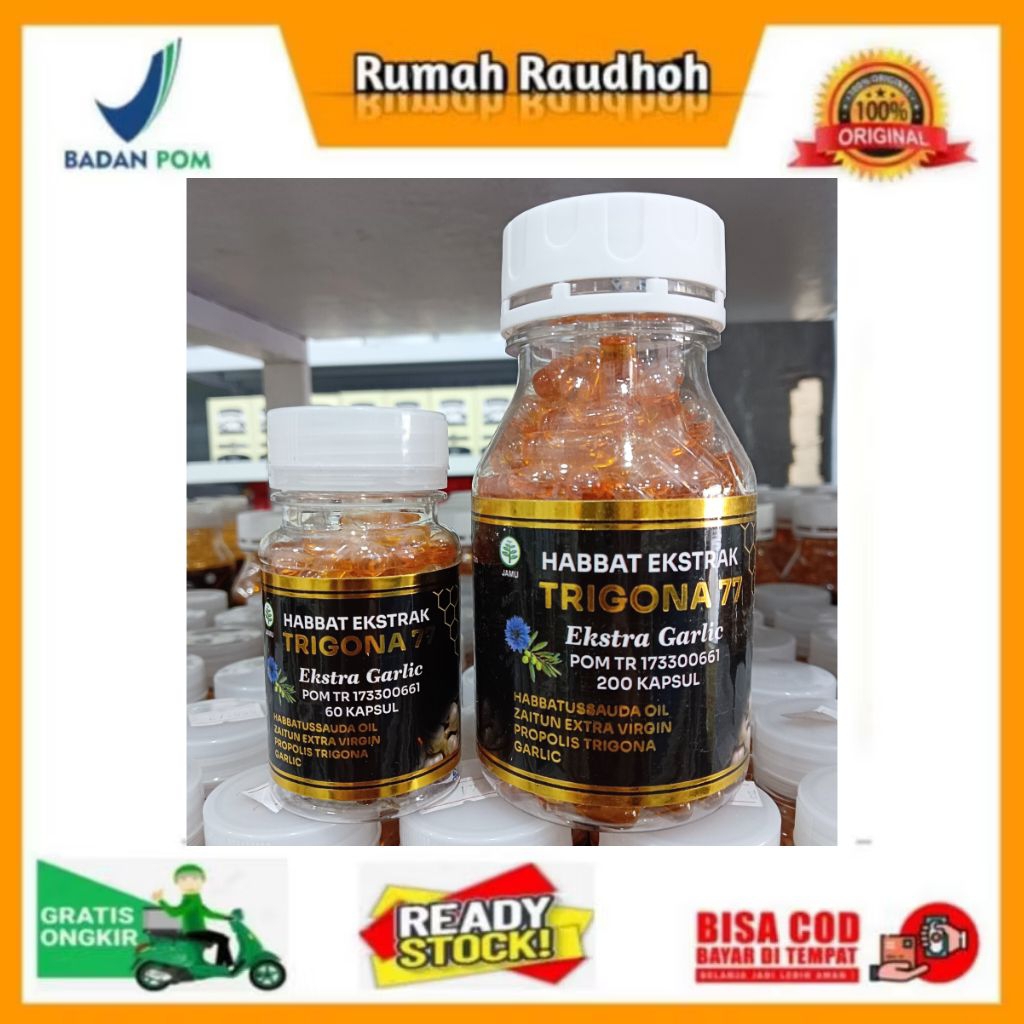 HABBASYI TRIGONA 77 HABBATUSAUDA PLUS ZAITUN PROPOLIS GARLIC