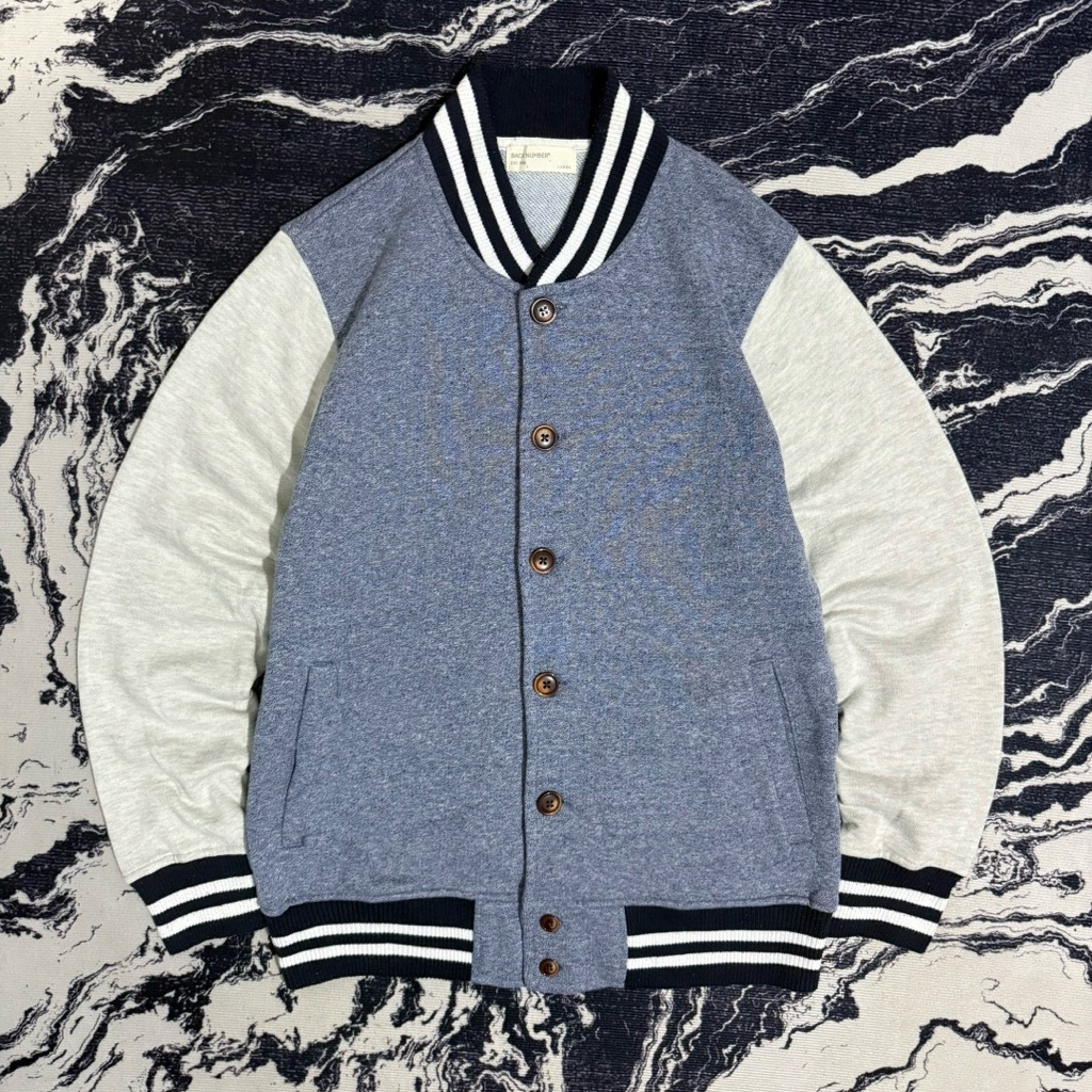Back number varsity jacket