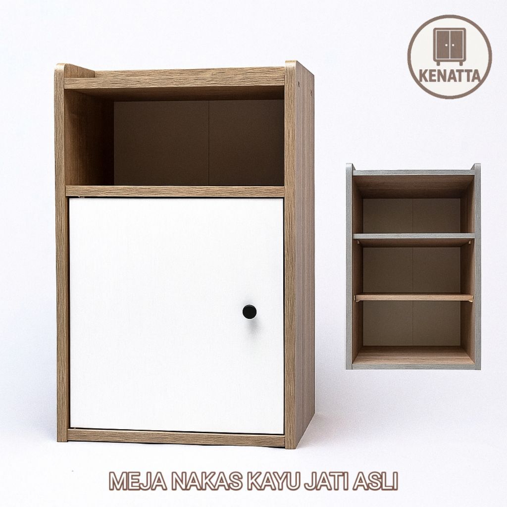 Meja nakas/Lemari nakas/Lemari mini/Meja nakas minimalis/Meja nakas kayu jati/Lemari kosmetik/Rak le