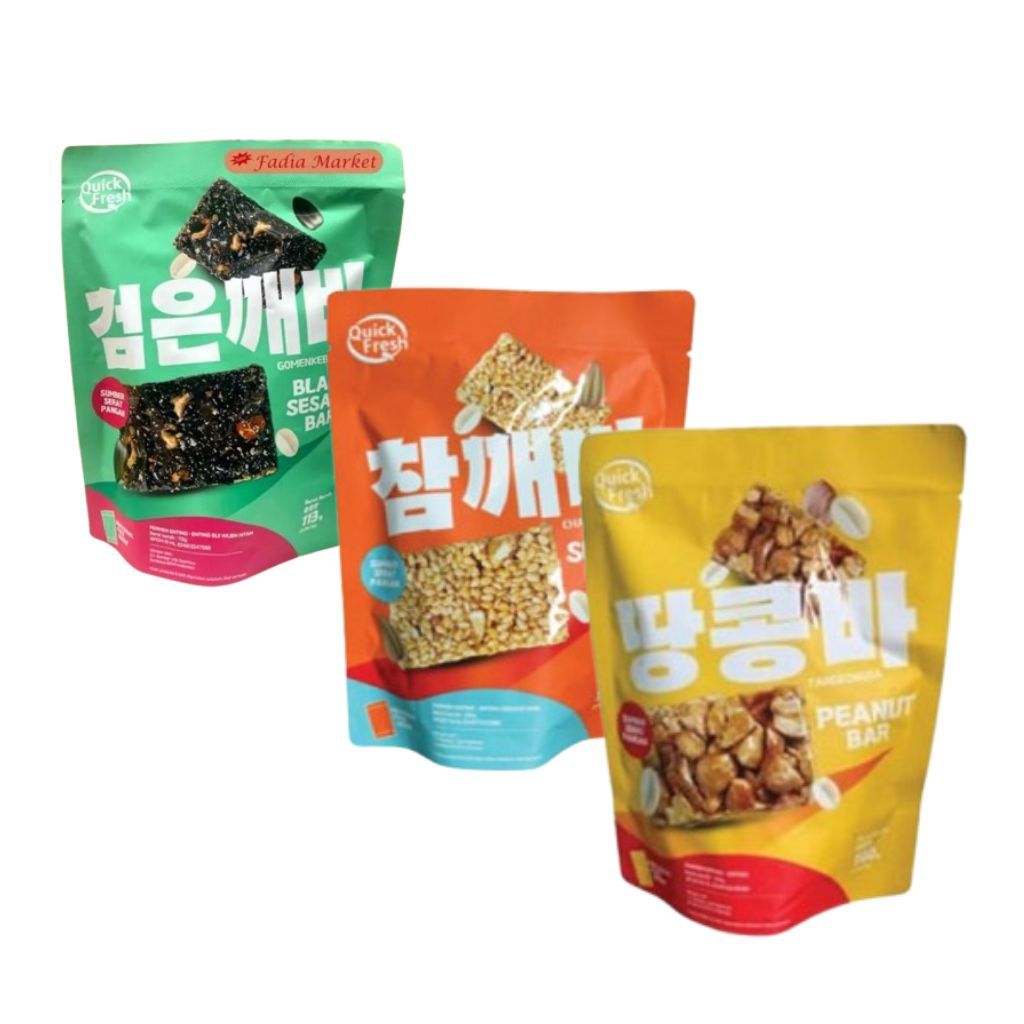 

Quick Fresh Bar Permen Enting Enting Berbagai Varian Rasa 113 Gr