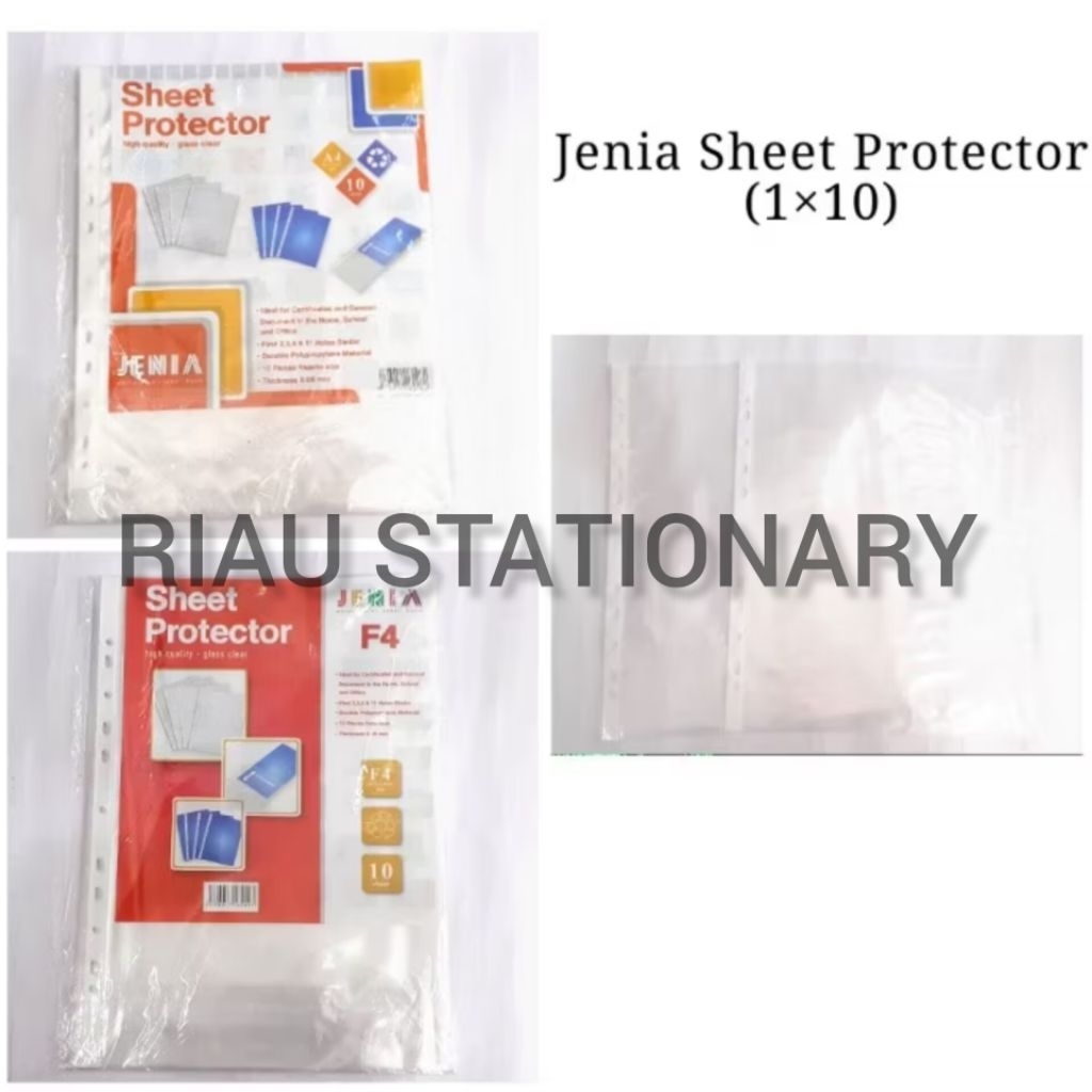 

Jenia Sheet Protector A4 dan F4 isi 10