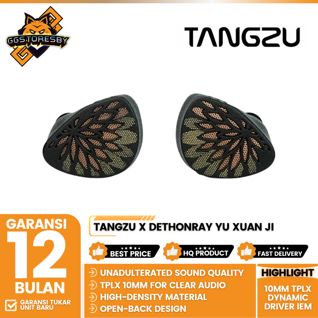 Tangzu X Dethonray Yu Xuan Ji 10Mm Tplx Dynamic Driver In Ear Monitor Earphone