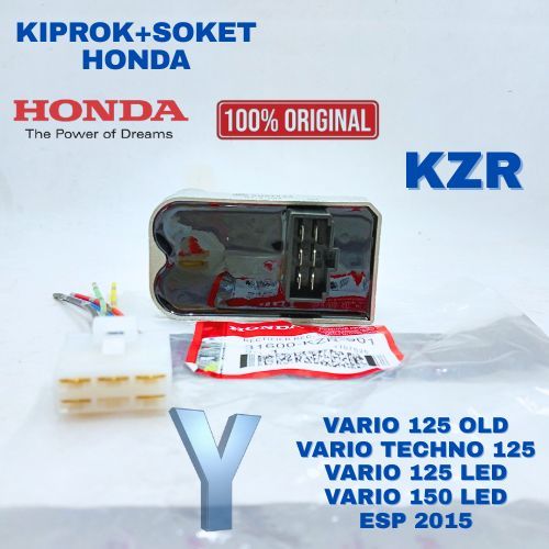 KIPROK KZR+SOKET HONDA VARIO 125 OLD VARIO TECHNO 125 VARIO 125 LED VARIO 150 LED ESP 2015