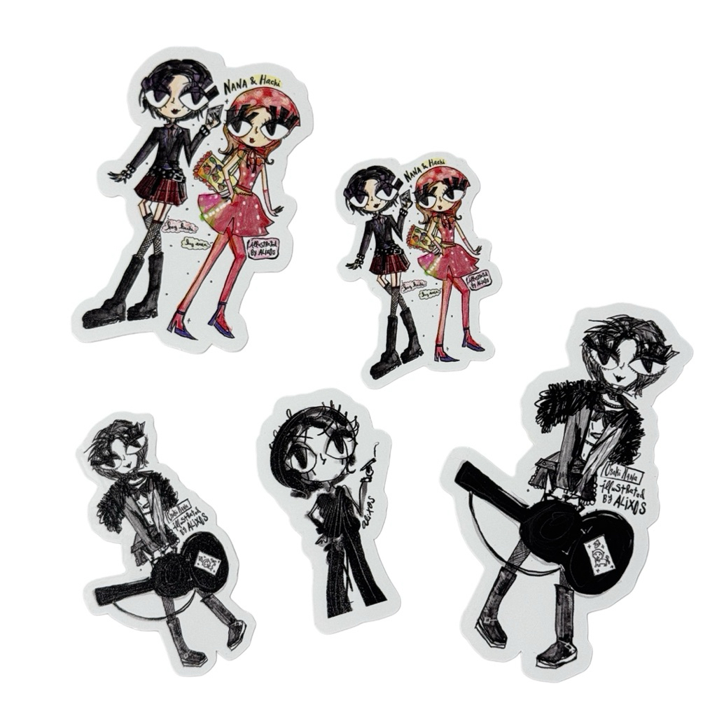 

Nana Osaki Hachi Komatsu Anime UV Stickers Fanart