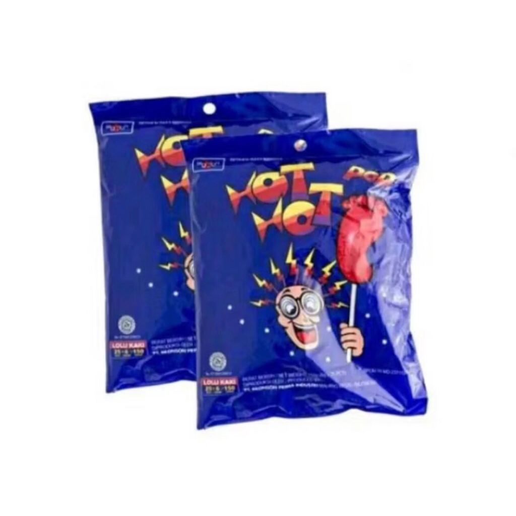 

1 pak permen hot hot pop kaki isi 25 pcs