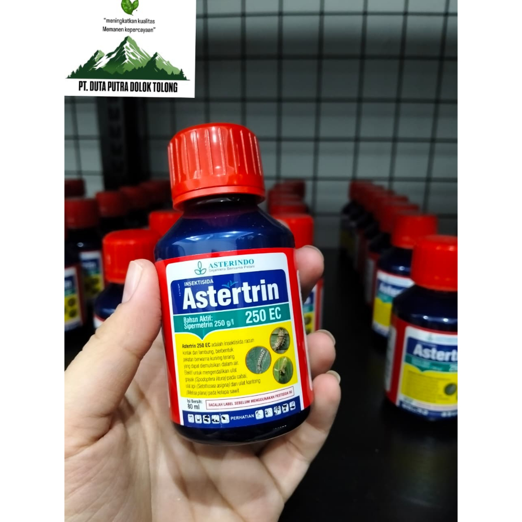 INSEKTISIDA ASTERTRIN 250 EC 80 ML / BOTOL ( PEMBASMI ULAT GRAYAK, ULAT API DAN ULAT KANTONG )