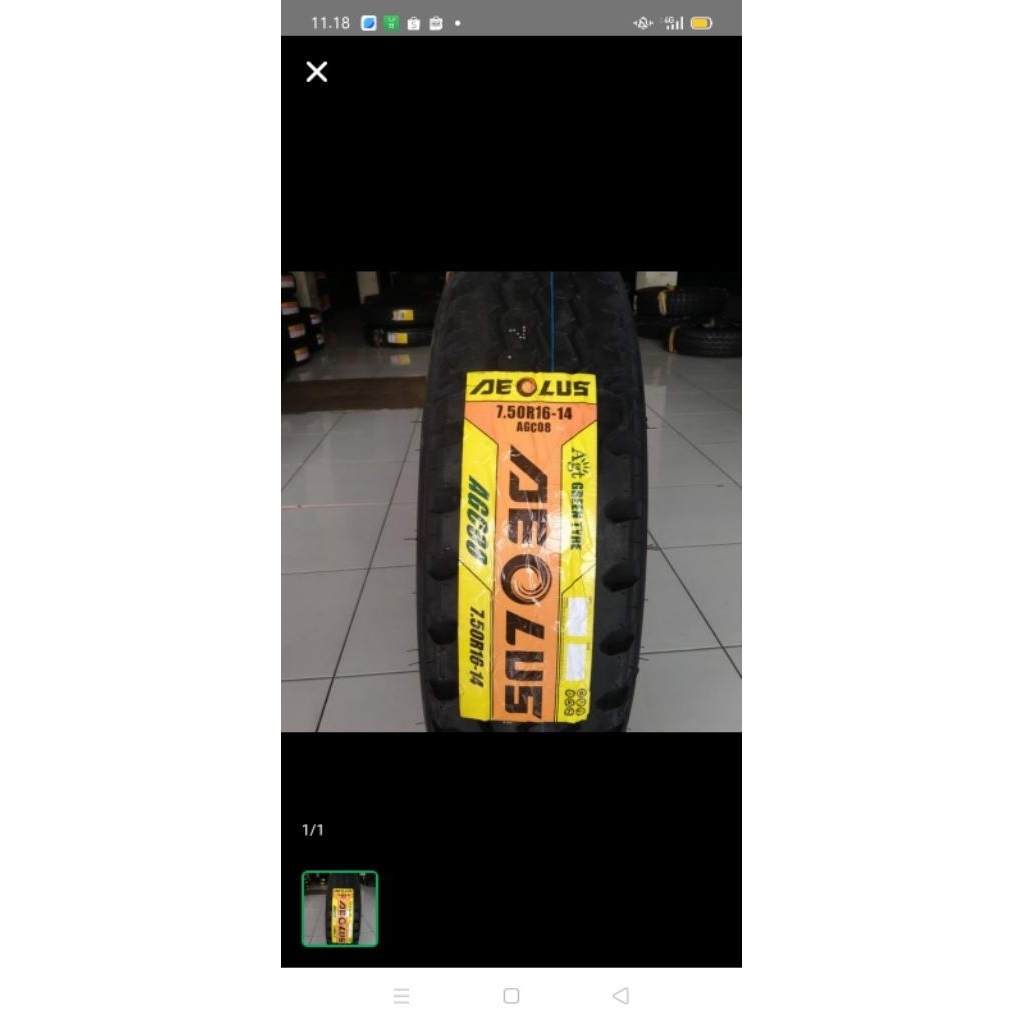 Ban Truk Aeolus HN 08,  750 R 16