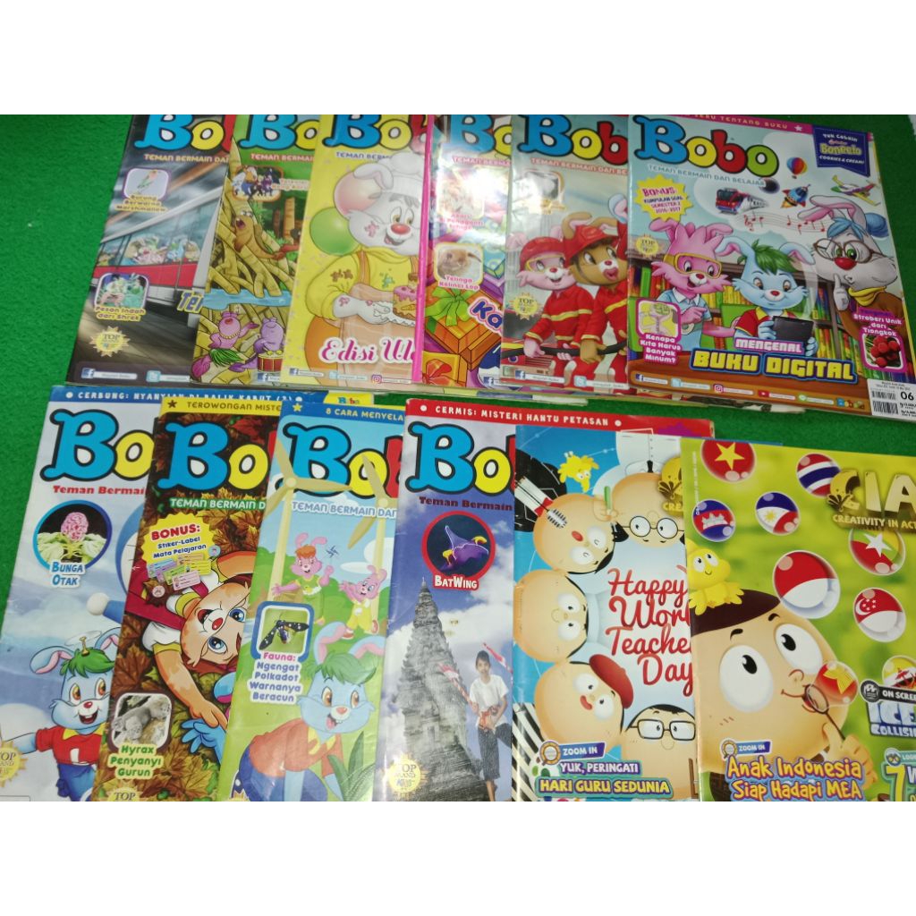 Paket Murah Majalah Bobo plus Majalah CIA.