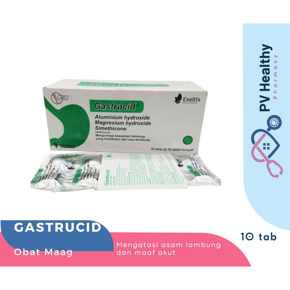Gastrucid Tablet Obat Maag dan Asam lambung