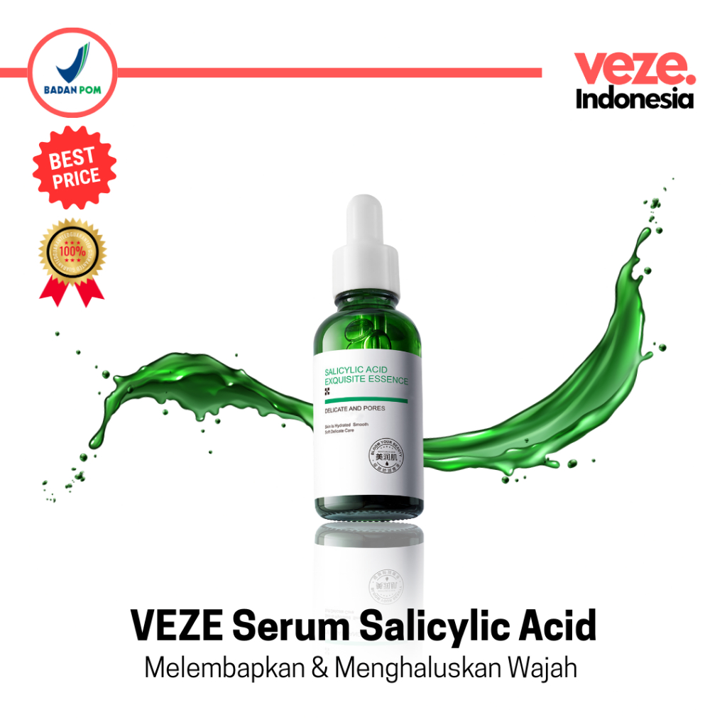 Veze Serum Wajah Salicylic Acid Exquisite Essence – 30ml