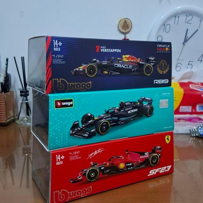 Model mobil Formula 1 musim 2023 dari Bburago skala 1:24