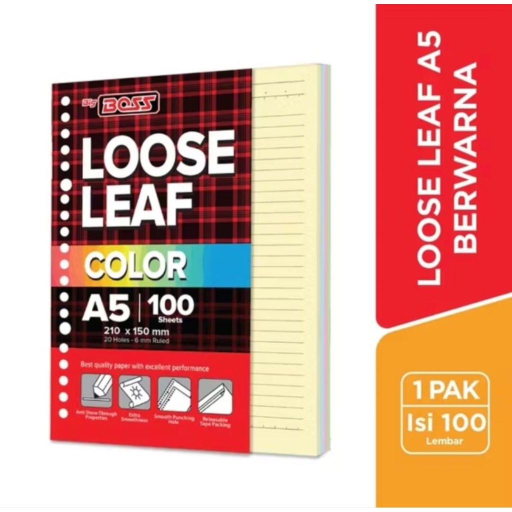 

Big Boss Loose Leaf BBO LL 100 A5 - 25
