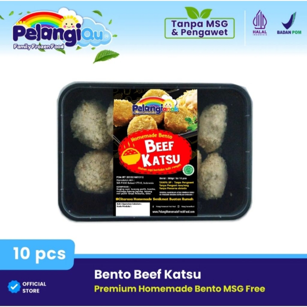 

Bento Beef Katsu 10 Pcs - Pelangi Food