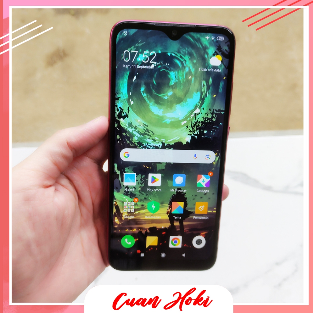 CUAN HOKI HP REDMI NOTE 7 RAM 3/32 SECOND HP BEKAS NORMAL MULUS
