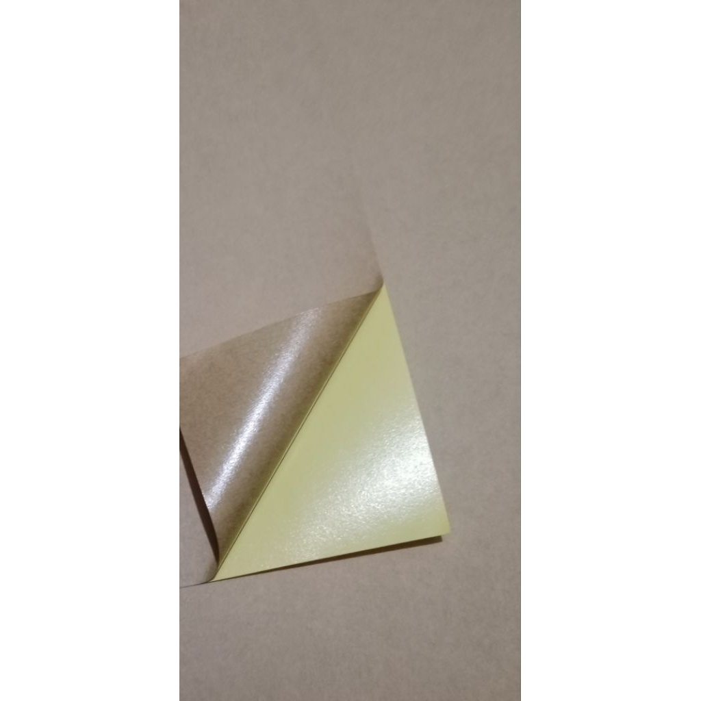 

isi 10 lembar kertas sticker kraft coklat A4/ F4
