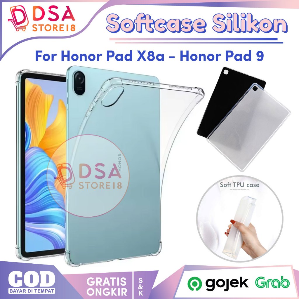Case Honor Pad X8A/Pad 9 / Casing Honor Pad 9 X8A / Honor Pad 9 X8A Cover/ Ultrathin Soft Case TPU K