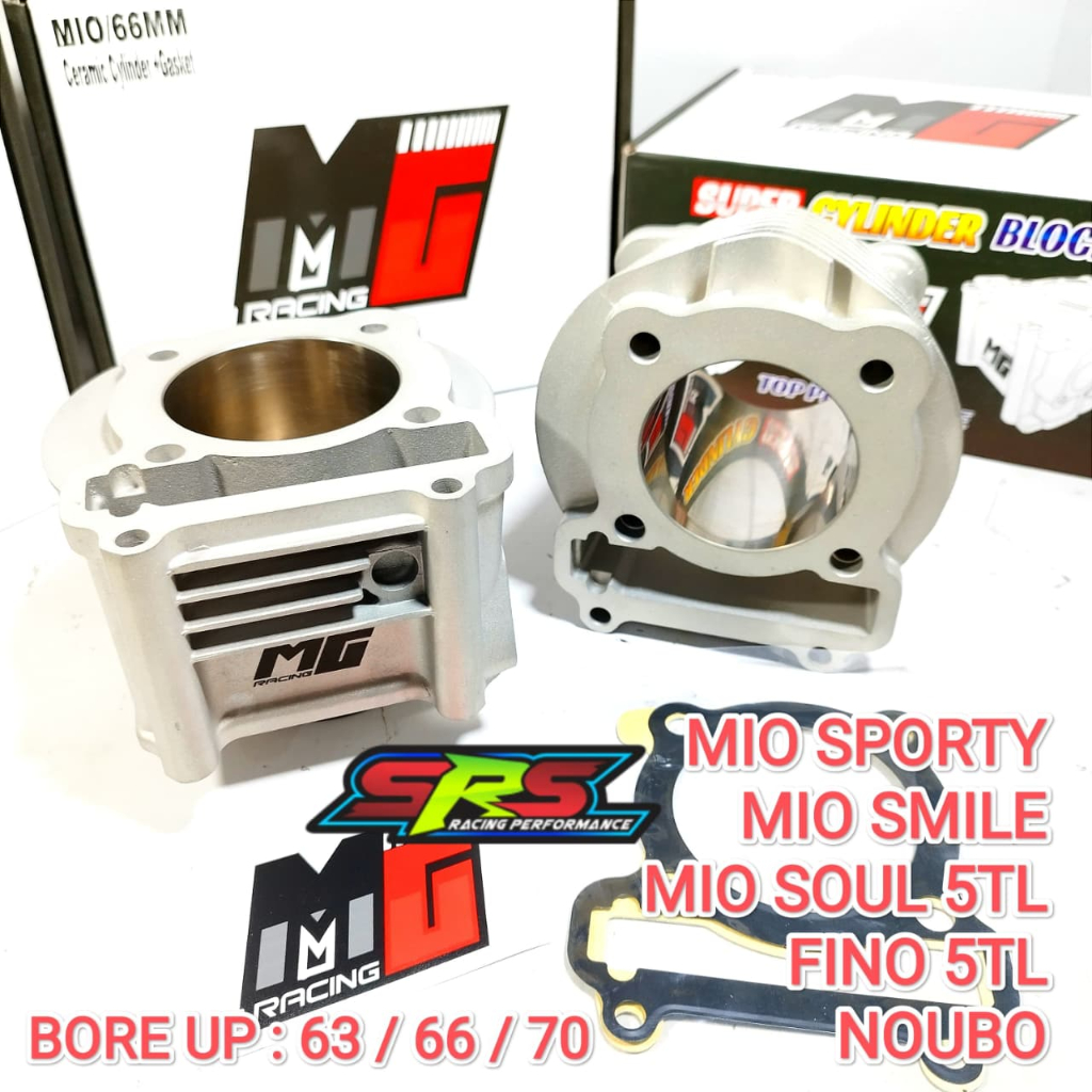 MG RACING BLOK CERAMIC MIO SPORTY / SMILE / SOUL / NOUVO / FINO KARBU ORIGINAL MG RACING