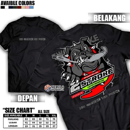 KAOS2 STROKE KAOS 2 TAK KAOS MEKANIK AMATIR KAOS RACING ORIGINAL BAJU RACING ORIGINAL KAOS RACING FU