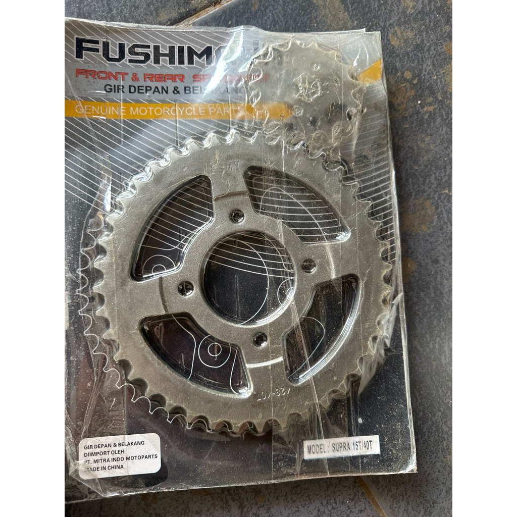 gir depan & belakang supra