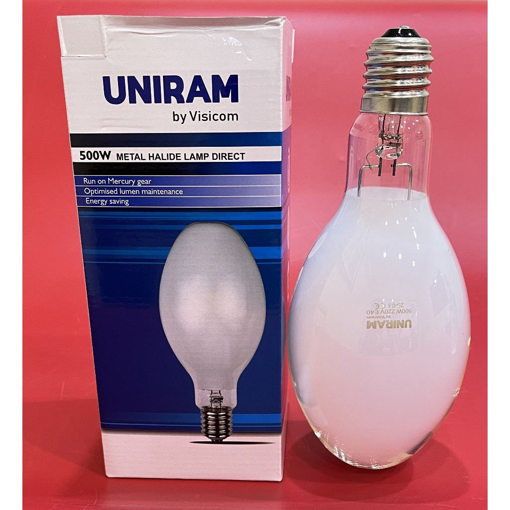 LAMPU MERCURY BLENDED BML 500 WATT E400 COATED UNIRAM