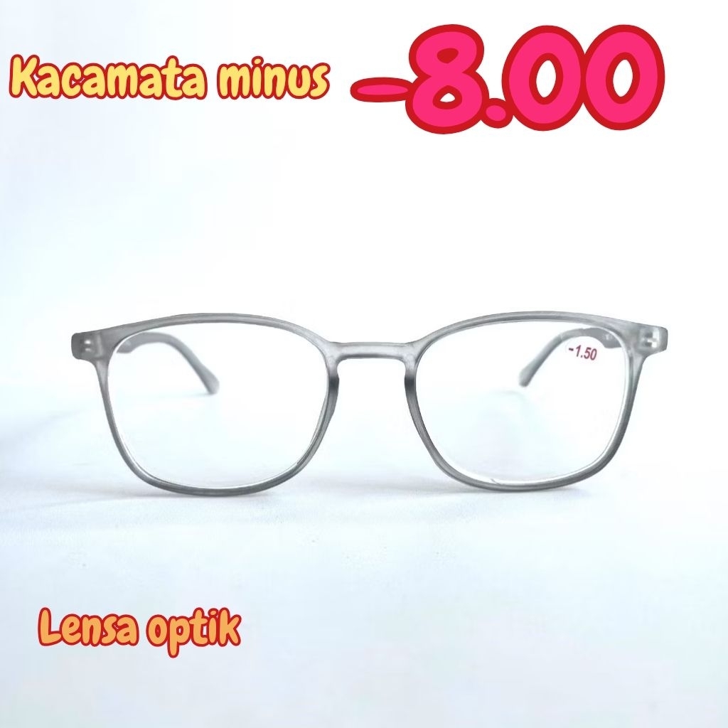 PAKET KACAMATA MINUS TINGGI MINUS 5,6,7,8,9 LENSA BLUERAY RADIASI KACAMATA RESEP