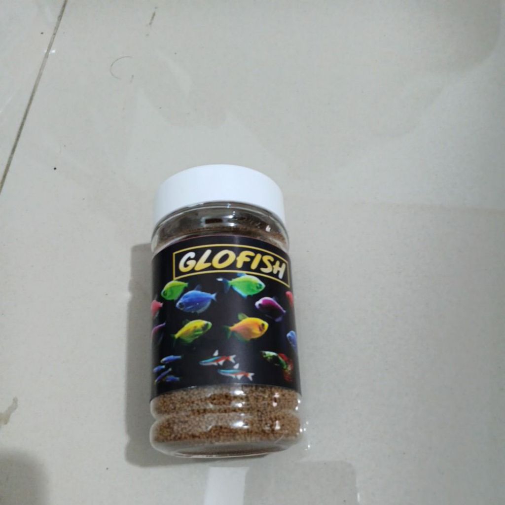 pakan ikan hias glofish