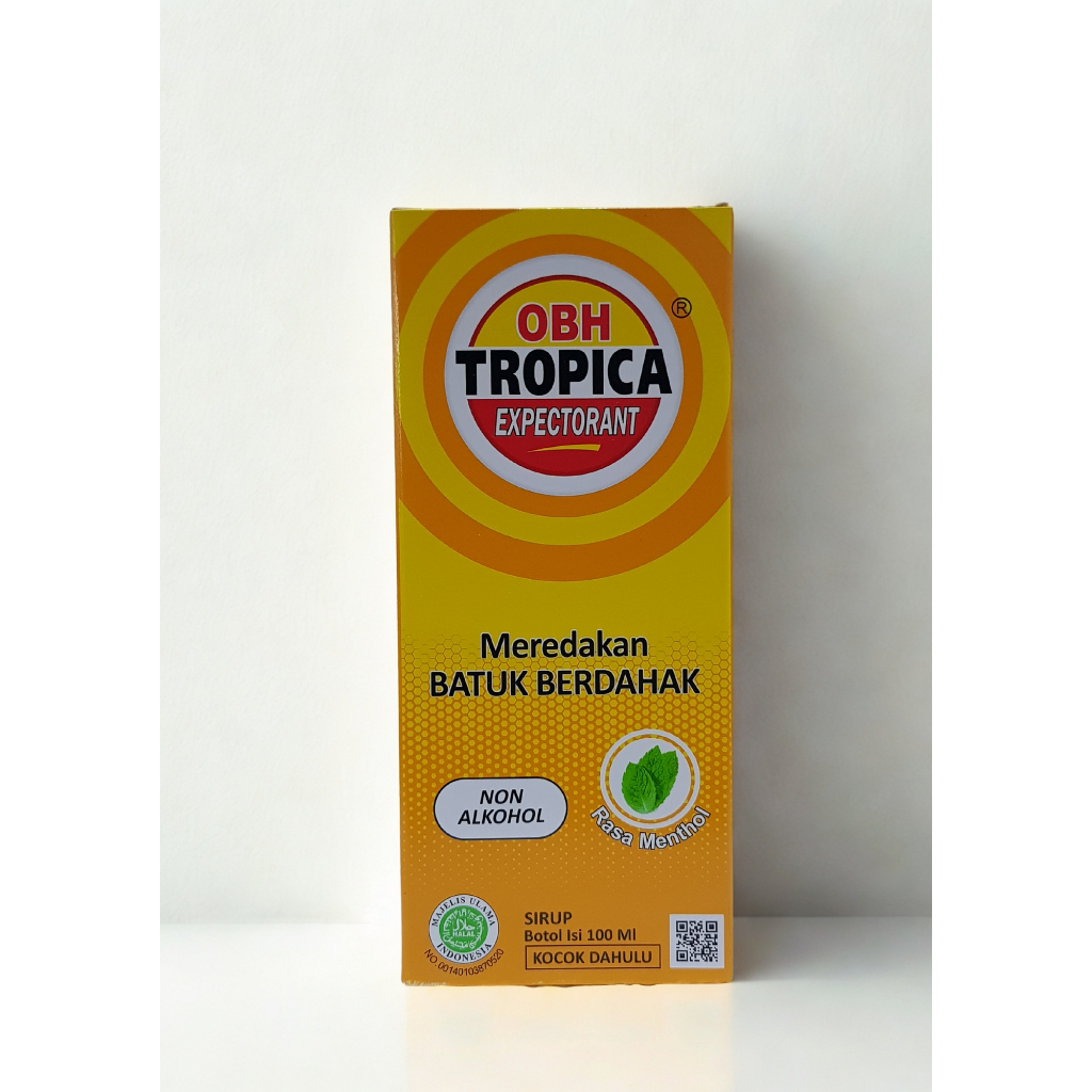 obh tropica expestorant meredakan batuk berdahak rasa mentol 100 ml/60 ml