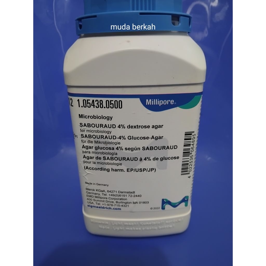 SDA/Sabouraud 4% Dextrose agar