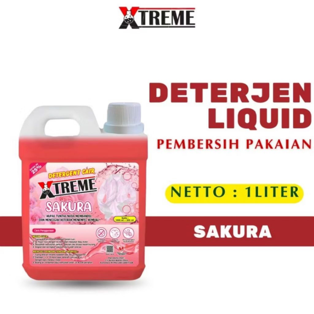 Deterjen Cair 1 Liter Laundry