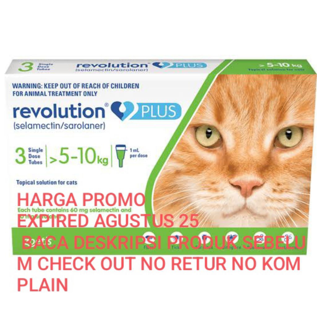 REVOLUTION PLUS CAT  GREEN HARGA PERBOX
