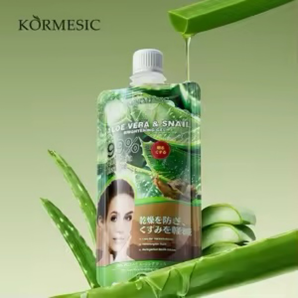 [BPOM] KORMESIC ALOE VERA & SNAIL BRIGHTENING GEL