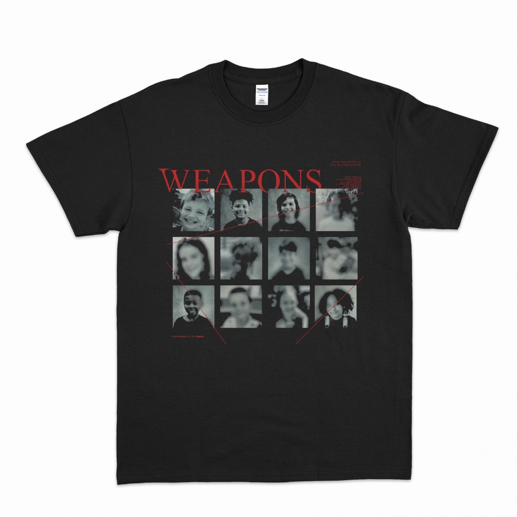 KAOS FILM WEAPONS - PHOTO ARTWORK / MOVIE T-SHIRT