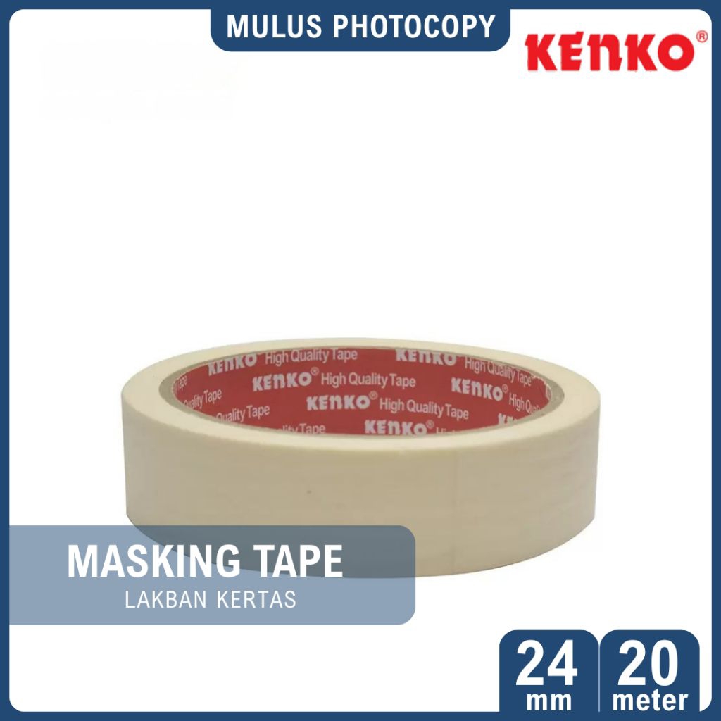 

Masking Tape Lakban Kertas Kenko 24 / 48 mm x 20 meter