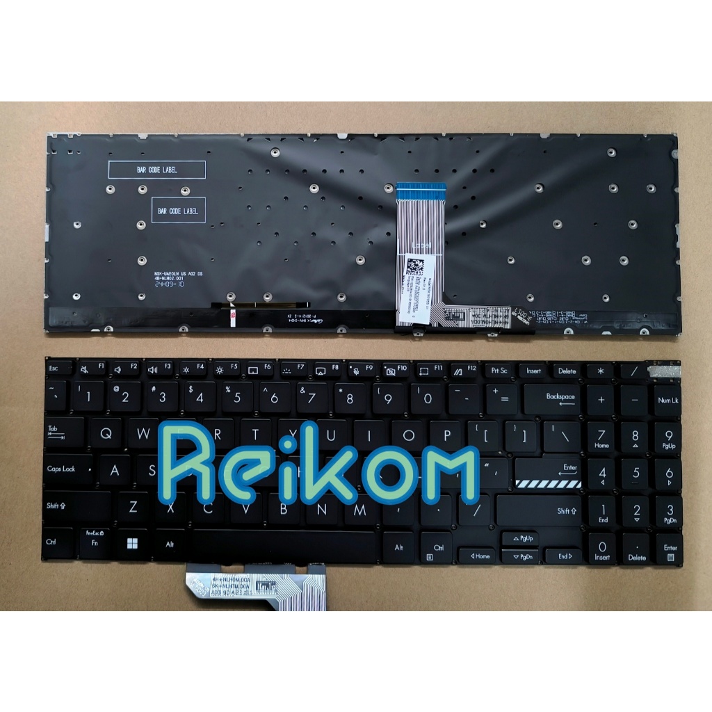 Keyboard Asus Vivobook Pro 15 K6502 K6502hc K6502hcb K6502he K6502vj K6502vu K6502vv K6502zc K6502ze