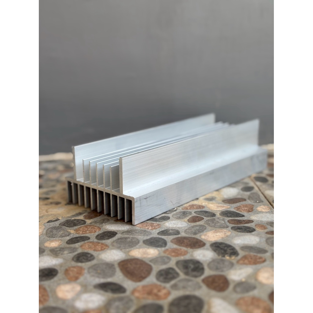 Heatsink 2U 18 SIRIP 35CM | Pendingin Aluminium 2U 18 Sirip 35cm Bahan Tebal