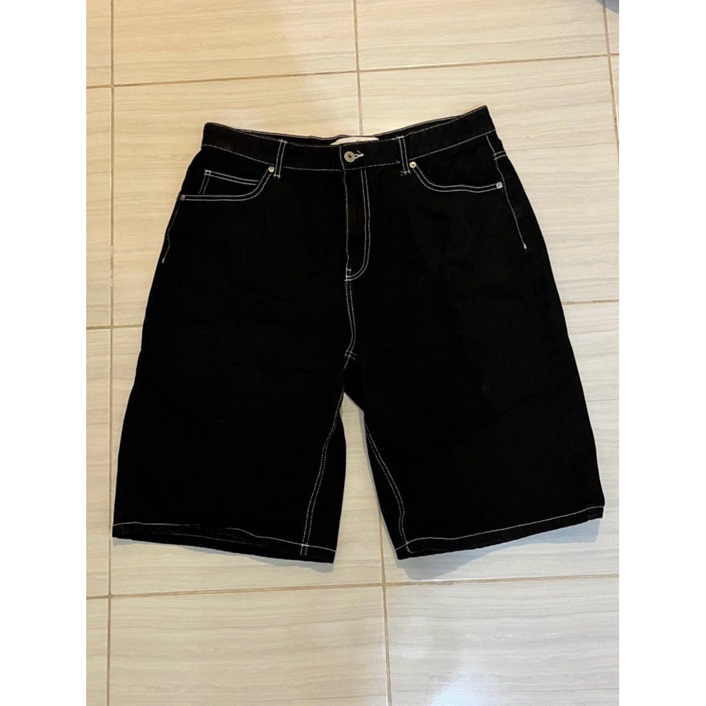 Bershka Black Jorts