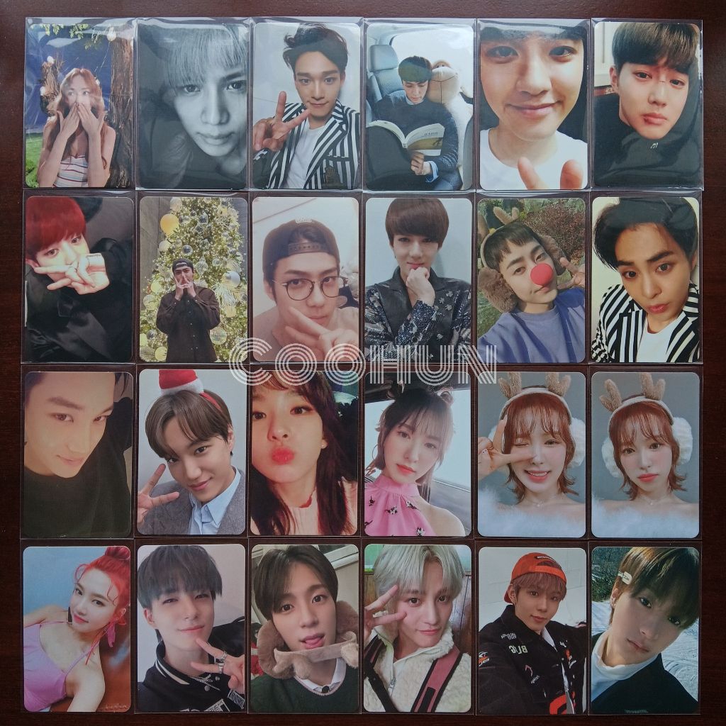 Official Photocard SM Artists Jessica Shinee Taemin EXO Chen Lay D.O Suho Chanyeol Sehun Xiumin Kai 