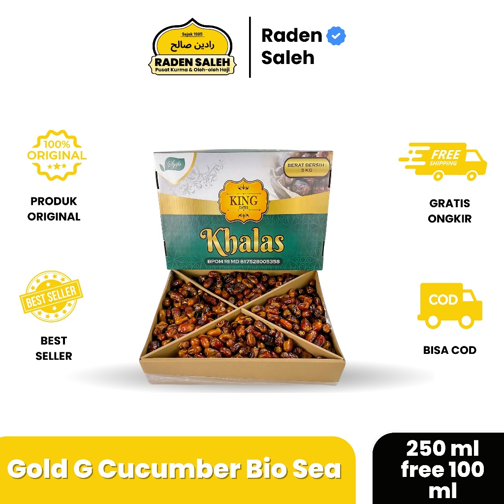 Kurma Khalas 1 kg | Kurma Khalas Saad 1kg Murah / Khalas 1kg