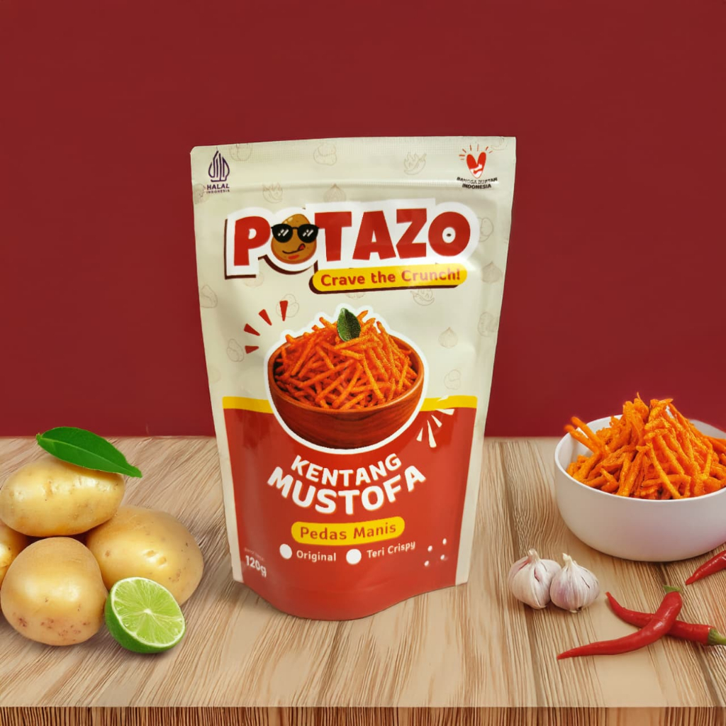 

POTAZO Kentang Mustofa - Pedas Manis | 120gr