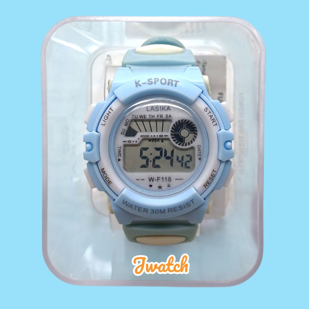 Jam Tangan ANAK LASIKA SPORTY F118 TAHAN AIR