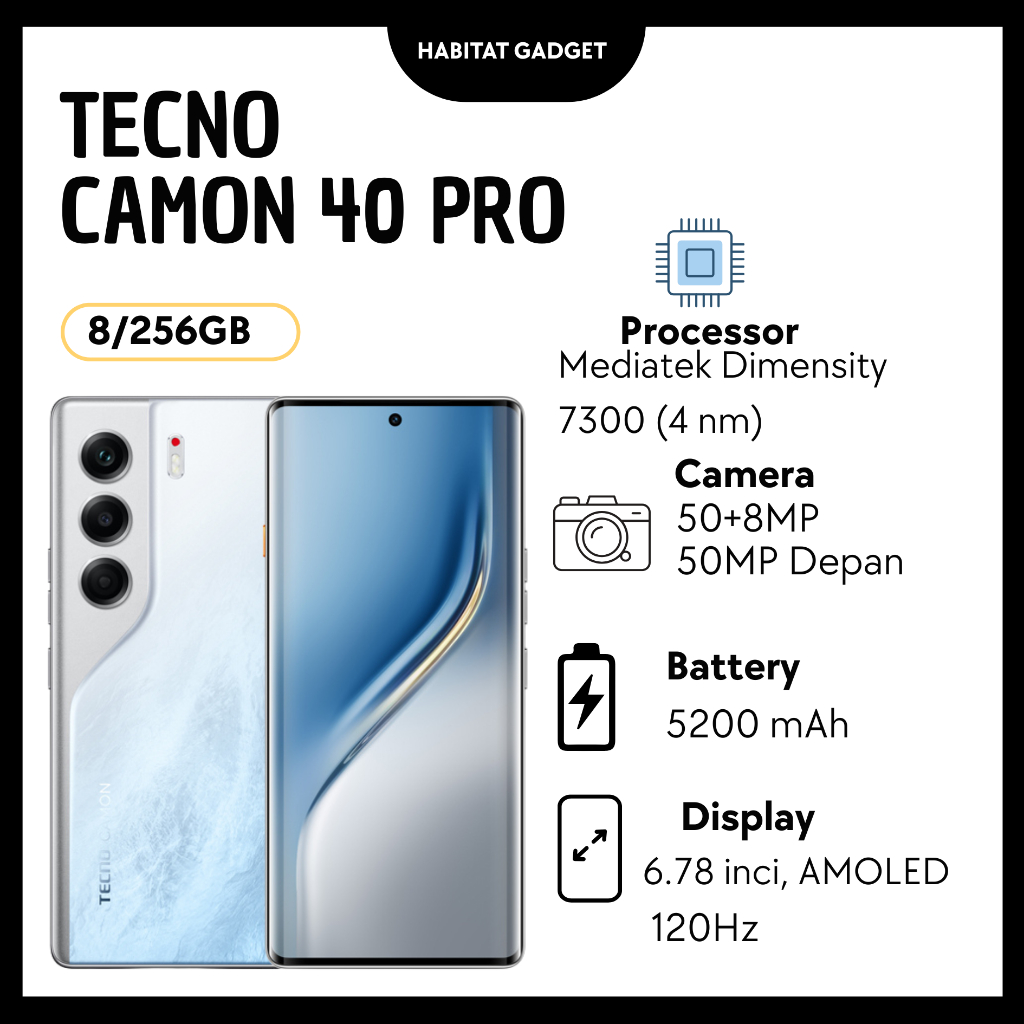Tecno Camon 40 Pro 5G 8/256GB