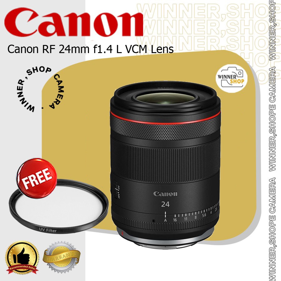 Canon RF 24mm f1.4 L VCM Lens Canon RF 24 mm f/1.4 L VCM RF24mm f/1.4L