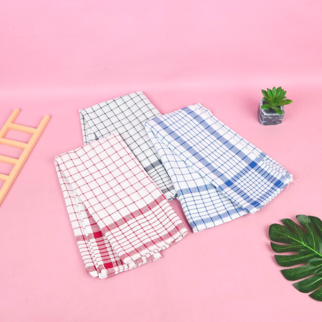 KAIN LAP SERBET DAPUR MURAH |  SERBET MAKAN KOTAK KAIN KATUN