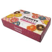 KARDUS DONAT / DOS DONAT POLOS / NON DESAIN / NON SABLON / SUDAH ADA LAMINASI KARDUS DONAT MINI ISI 