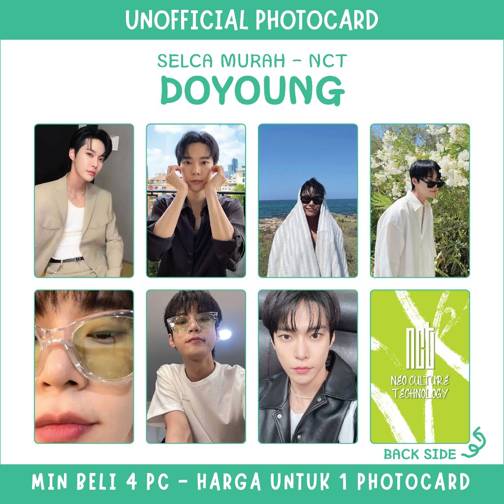 MIN. ORDER 4PC - UNOFFICIAL PHOTOCARD NCT - DOYOUNG